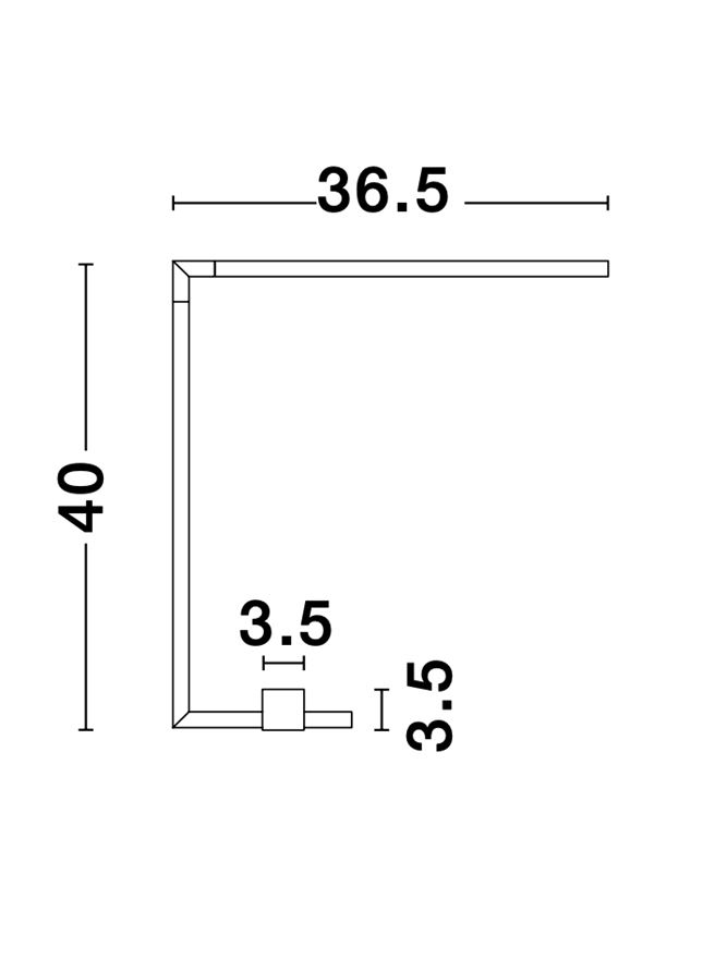 Raccio - black - Nova Luce - 5W - Veioza moderna - 9180724 [5]