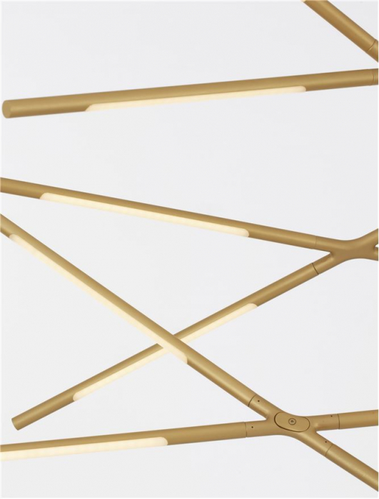 Raccio gold Nova Luce - 109W  - Suspensie moderna - 9695215 [5]