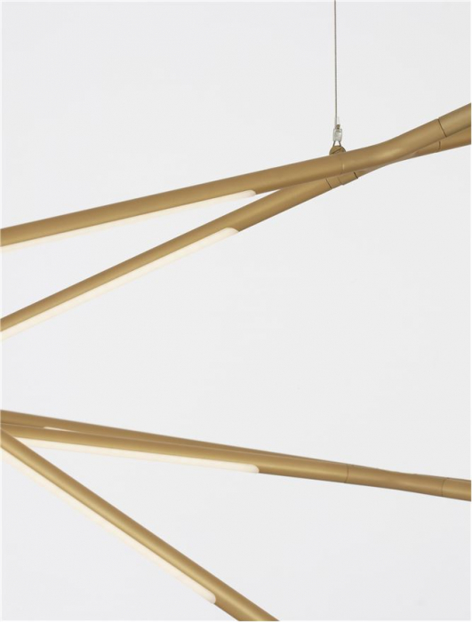 Raccio gold Nova Luce - 109W  - Suspensie moderna - 9695215 [6]