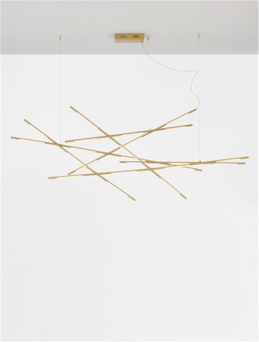 Raccio gold Nova Luce - 109W  - Suspensie moderna - 9695215 [4]