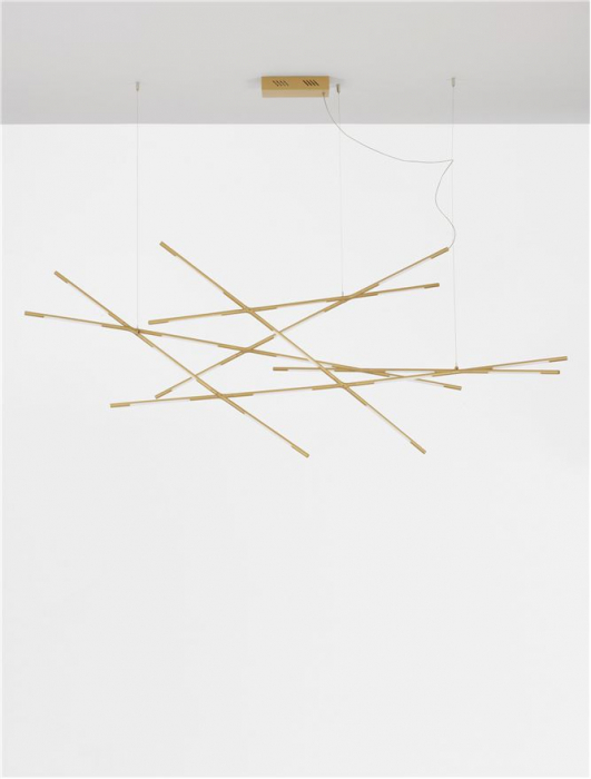 Raccio gold Nova Luce - 109W  - Suspensie moderna - 9695215 [3]