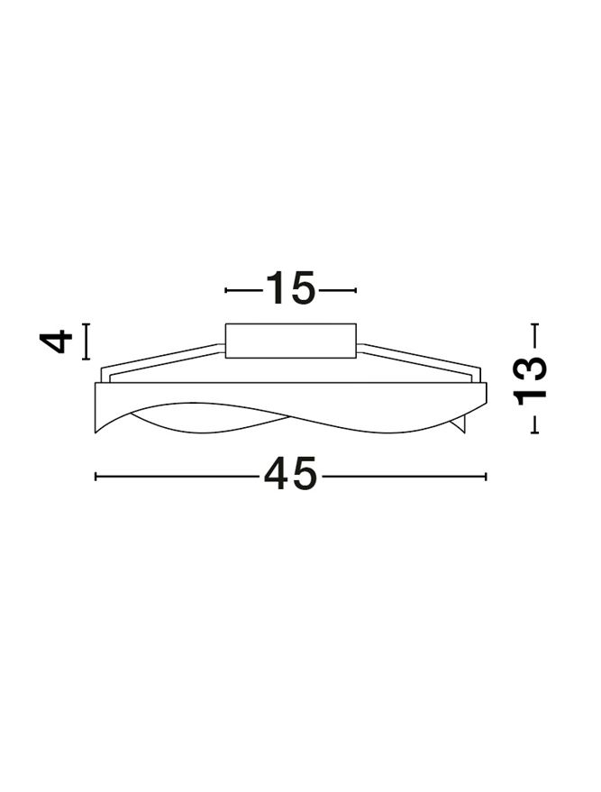 RADON PL45 - Triac Dimmable Matt Black & Gold Aluminium [9]