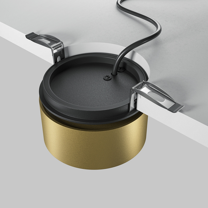 Recessed luminaire Onda DL024-12W-DTW-BMG - negru+auriu 3000/4000/6000K ajustable [2]