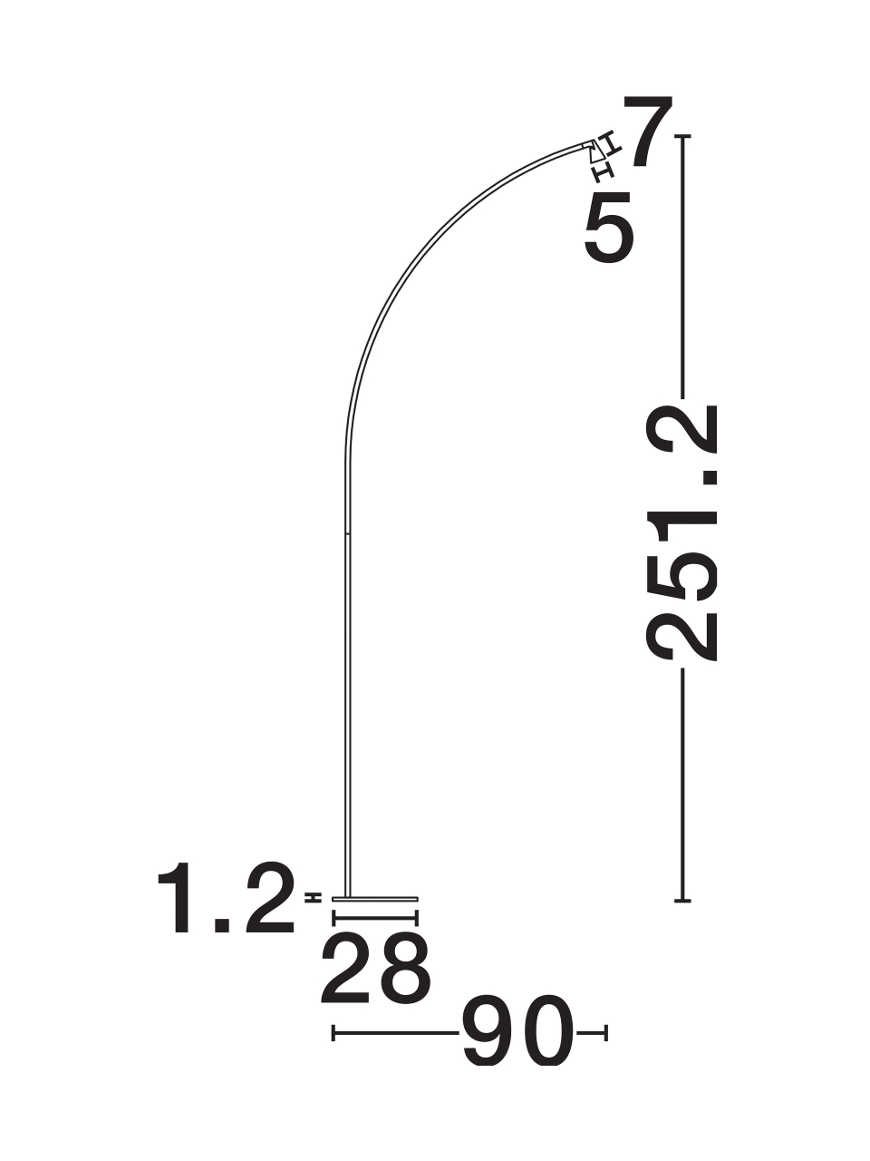 RIVO 1 black - Lampadar [8]