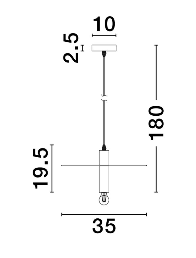 ROYAL suspensie SP1 - 9501241 - Gold Metal [2]