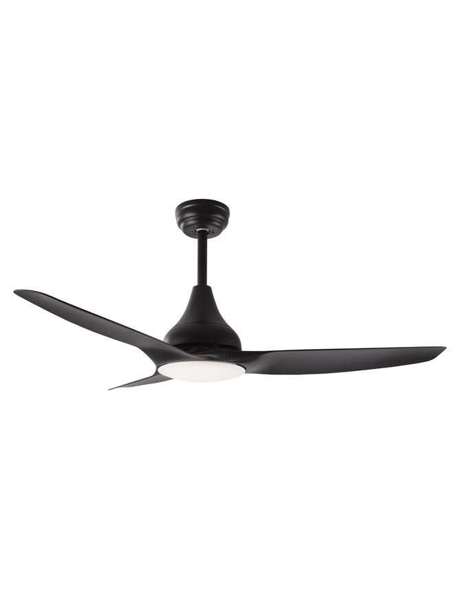 SAMOA plafoniera - 5267302 - Body: Steel Matt Black and Glass, Blades: Black ABS [2]