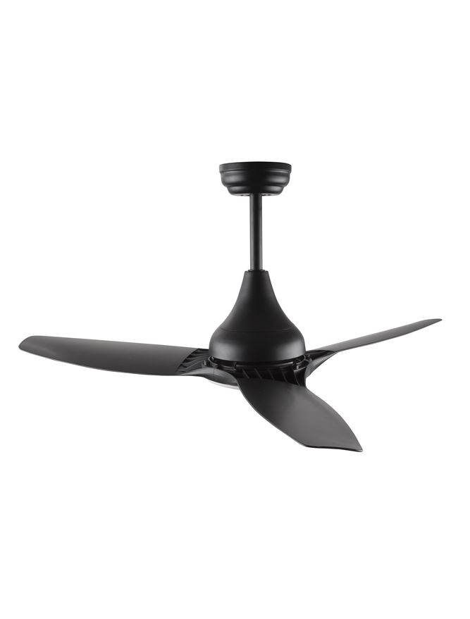 SAMOA plafoniera - 5267302 - Body: Steel Matt Black and Glass, Blades: Black ABS [4]