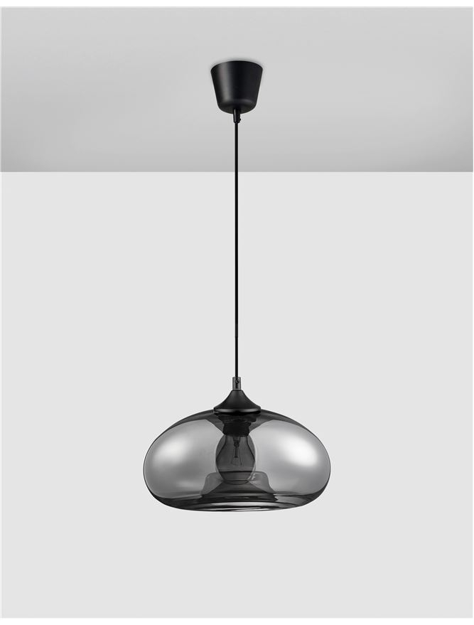 SAVAZ suspensie SP1 - 9726482 - Chrome Glass Black Metal Black Fabric Wire [4]