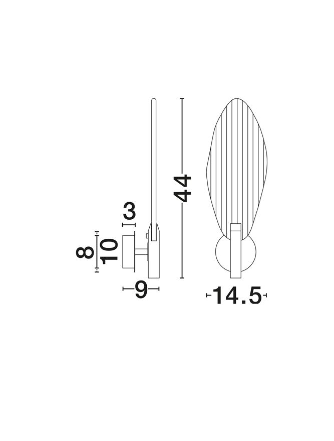 SERIQ AP 3W - aplica LED moderna [7]