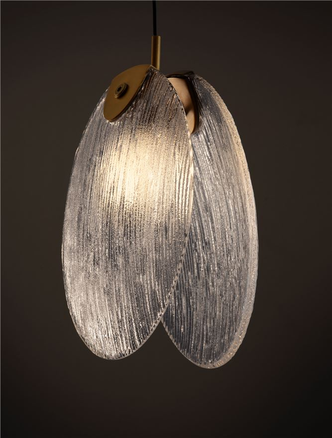 Shelina SP1 SM - Antique Brass Steel & Glass [9]