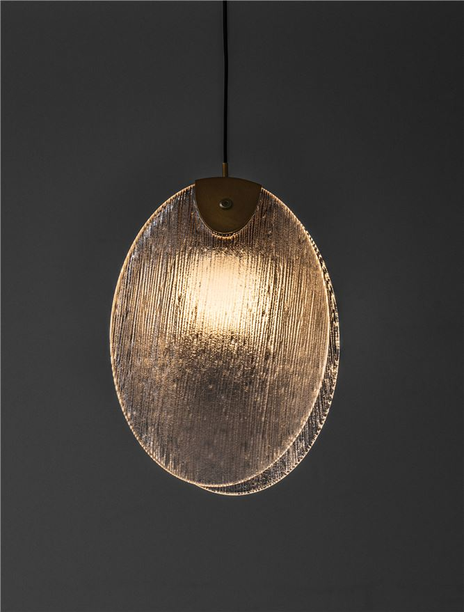 Shelina SP1 M - Antique Brass Steel & Glass [8]