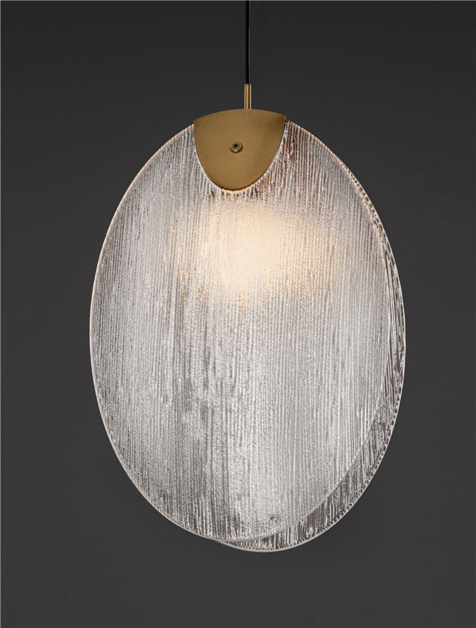 Shelina SP1 B - Antique Brass Steel & Glass [8]