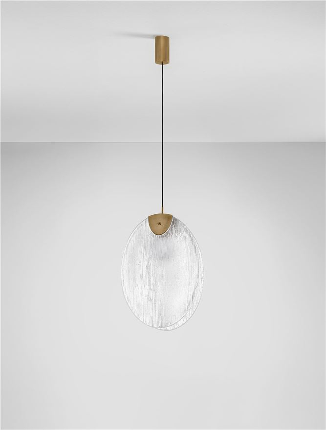 Shelina SP1 B - Antique Brass Steel & Glass [4]