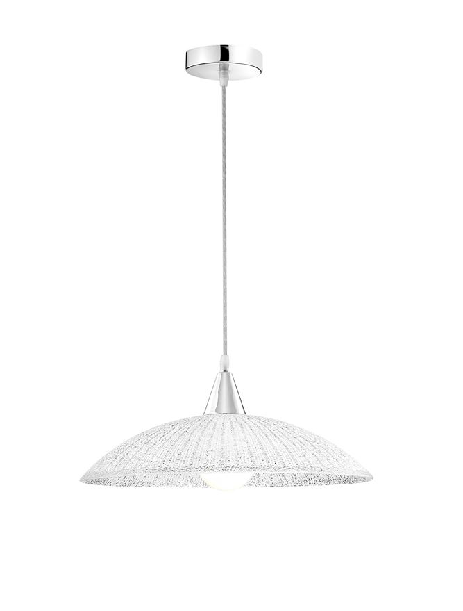 SHELL suspensie SP1 - 7326501 - Chrome Metal White & Clear Structured Glass [2]
