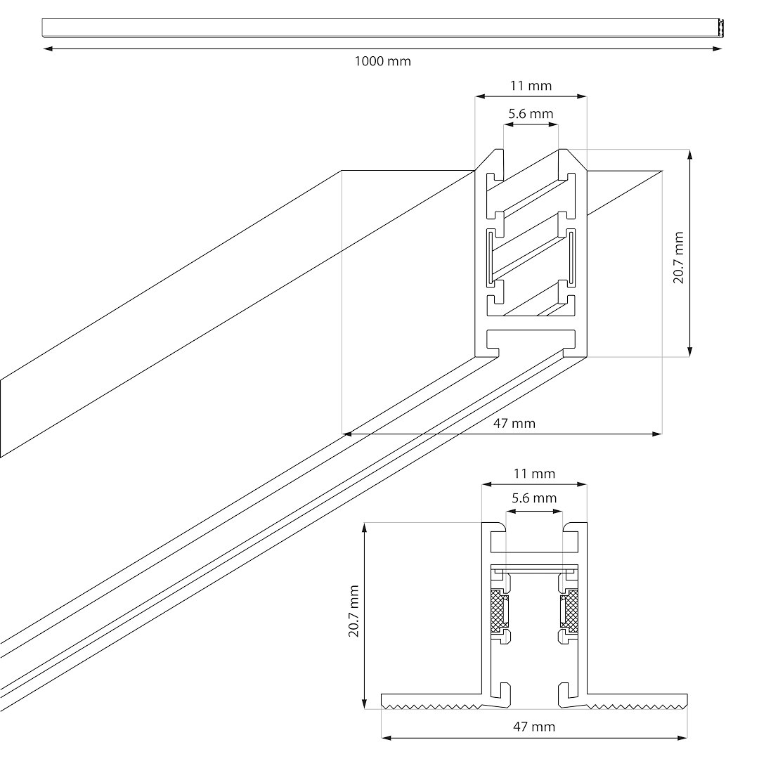 Sina magnetica incastrata 5 mm Milagro [3]