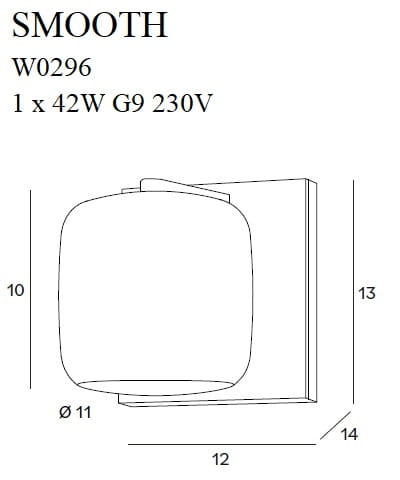 Aplica moderna Smooth W0296 - MaxLight [2]