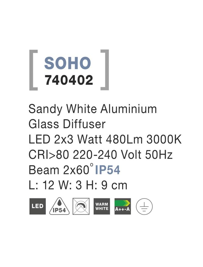 SOHO aplica exterioara LED 740402 [4]