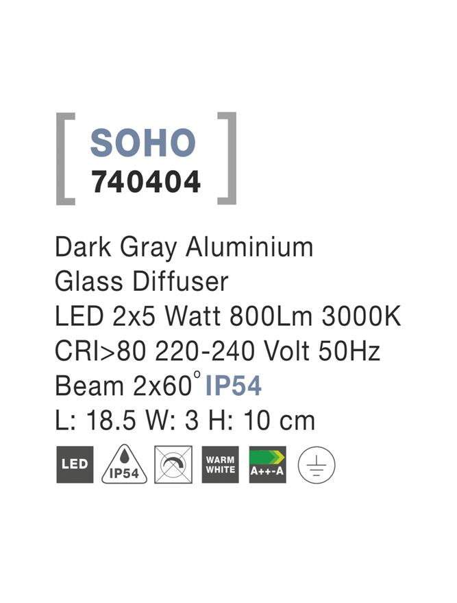 SOHO aplica exterioara LED 740404 [3]