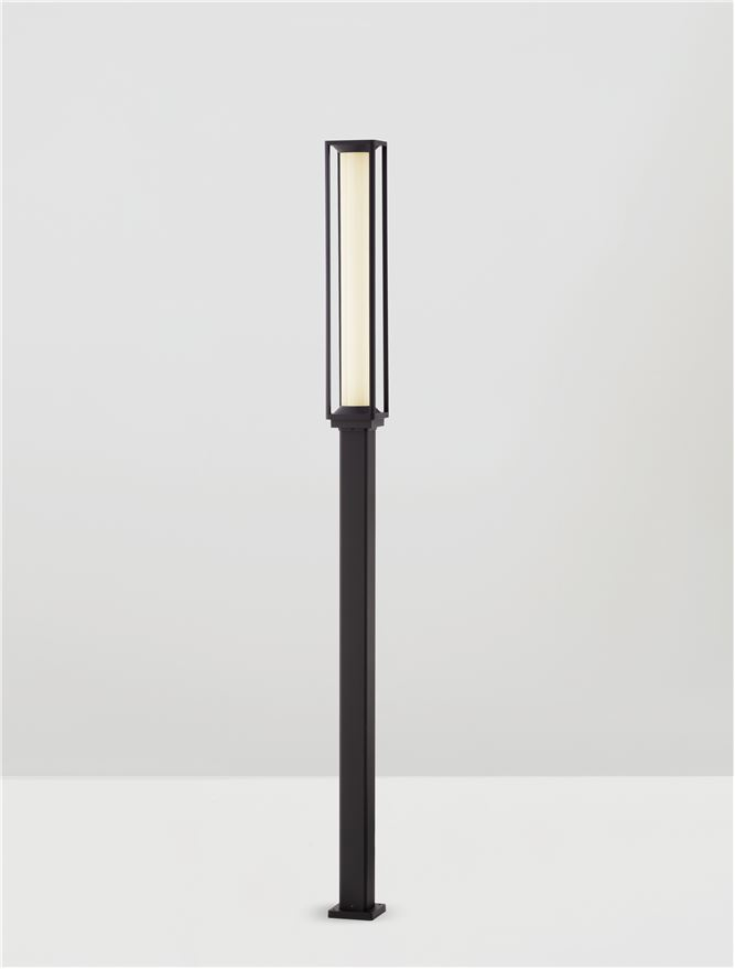 Solstice stalp exterior 220 cm - patrat [3]