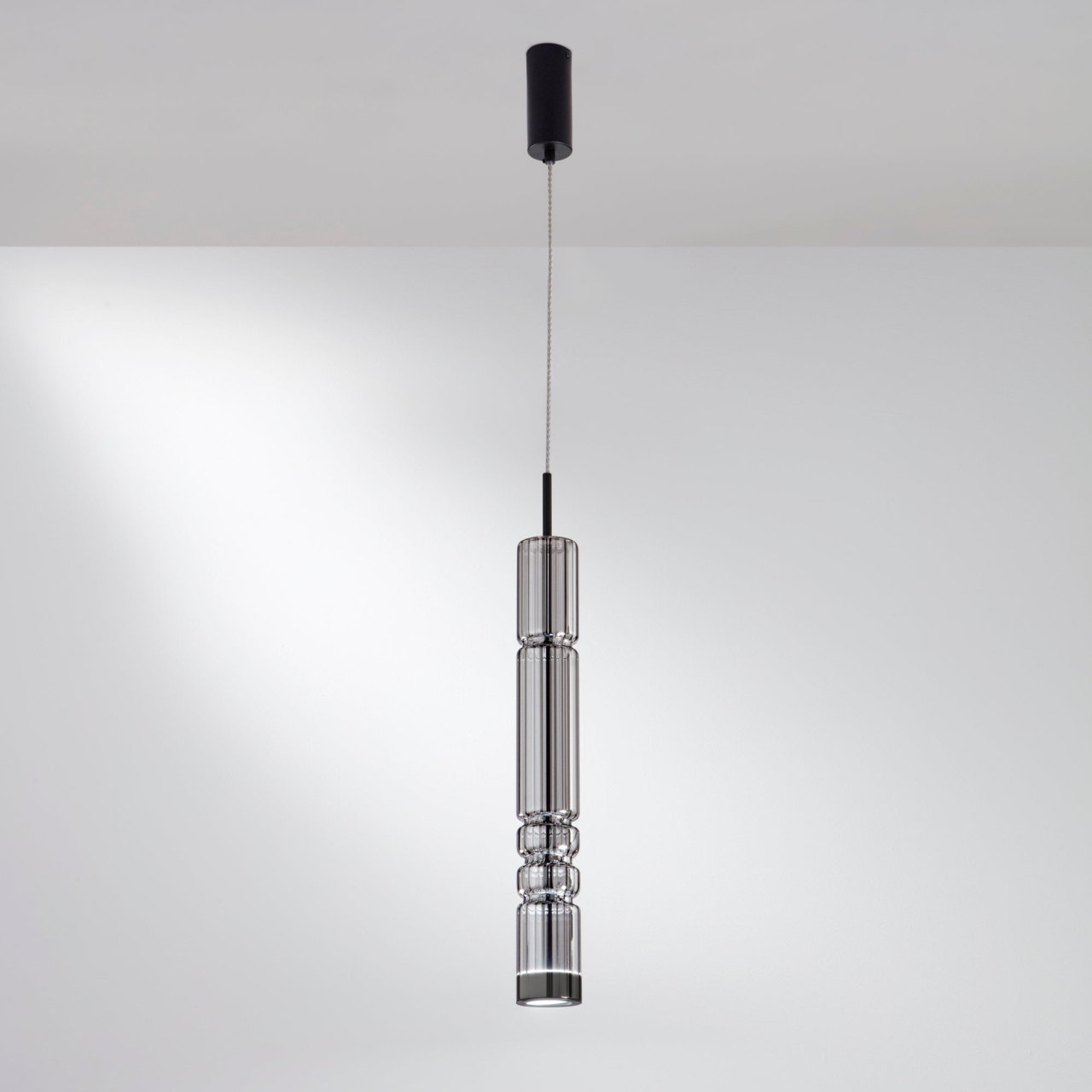 SOSPENSIONE LED CROOKES FUME' 8W 800LM CCT 8X8X234CM [2]