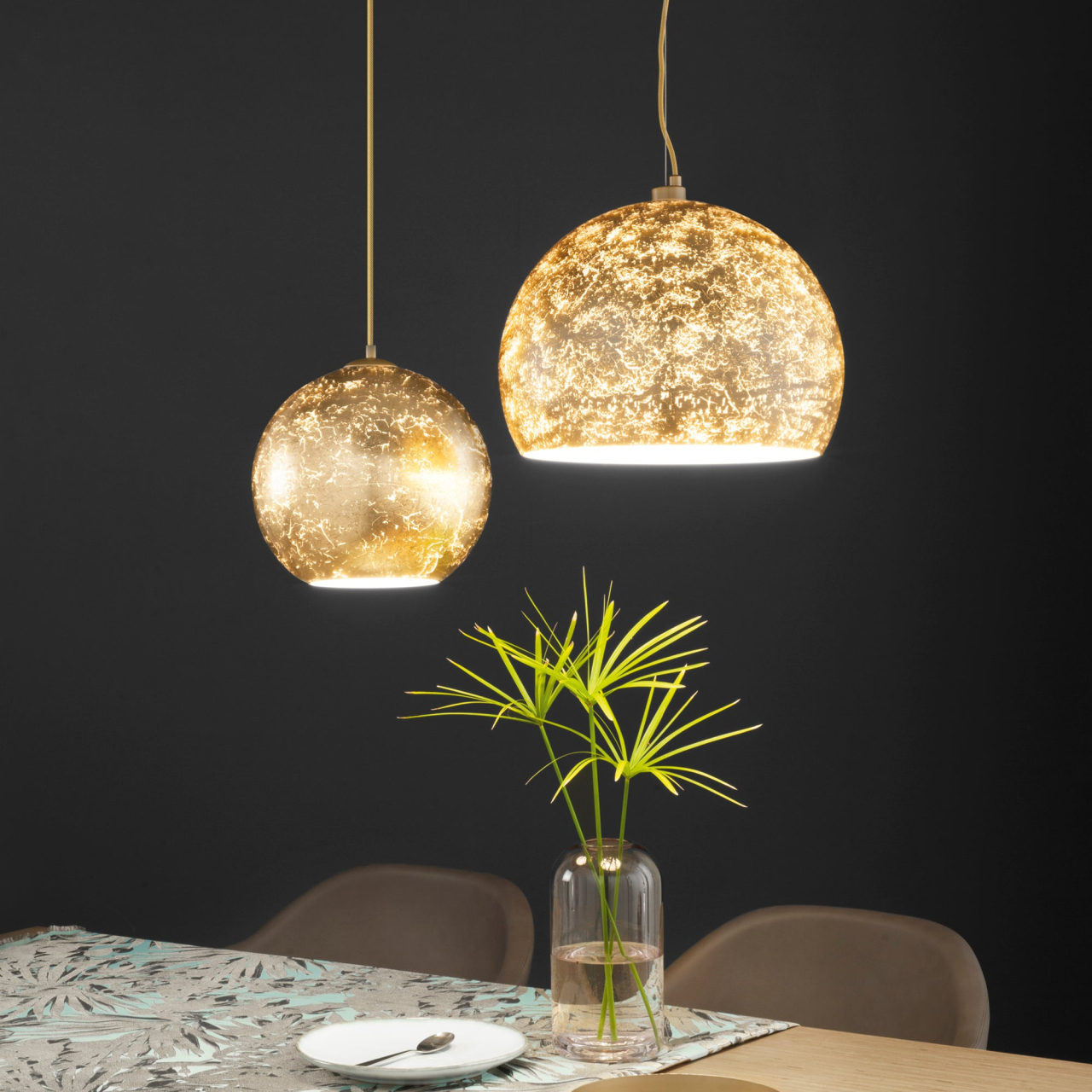 SOSPENSIONE VANITY ORO 3XE27 40X40X120CM [3]