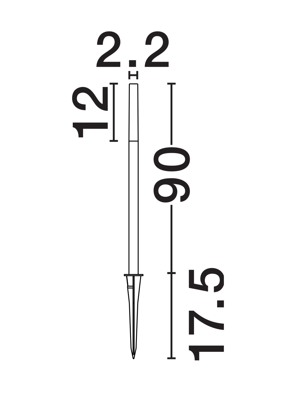 Nova Luce SLICK 9923522 - stâlpișor Negru nisipos [9]