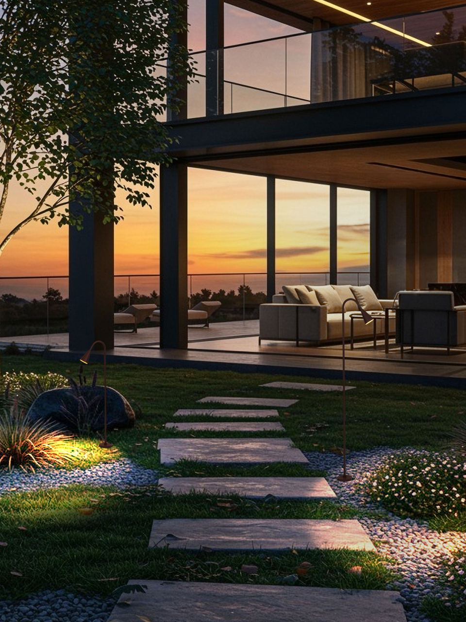 Stâlpișor Nova Luce WAKE 9923504 60 cm, Corten [10]
