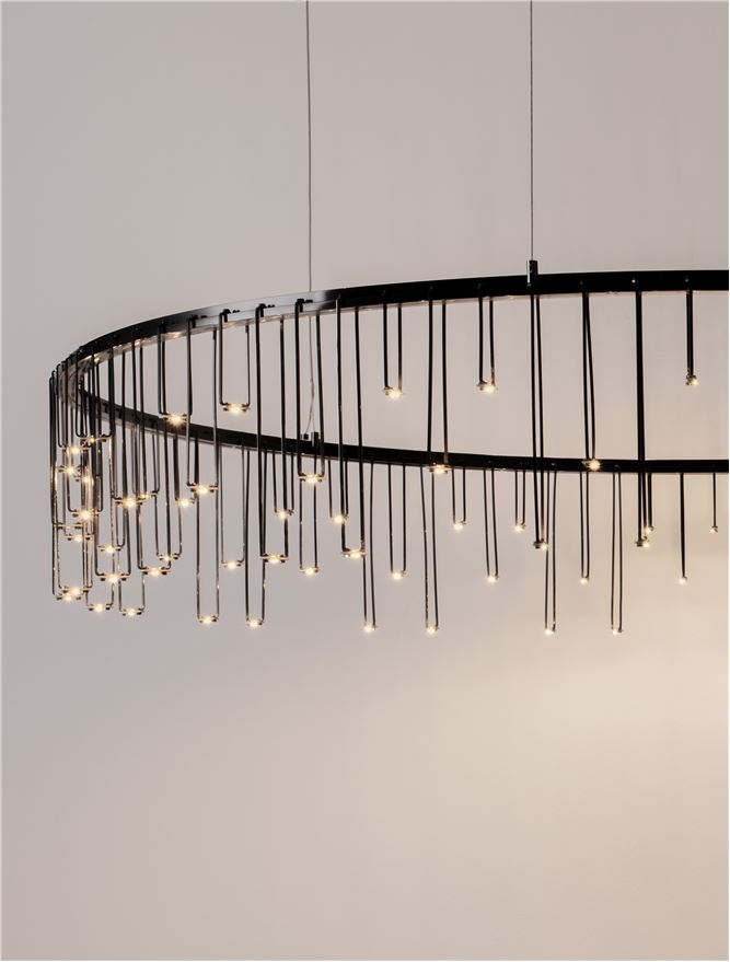 Stellar Suspensie diam 100 cm - negru [1]