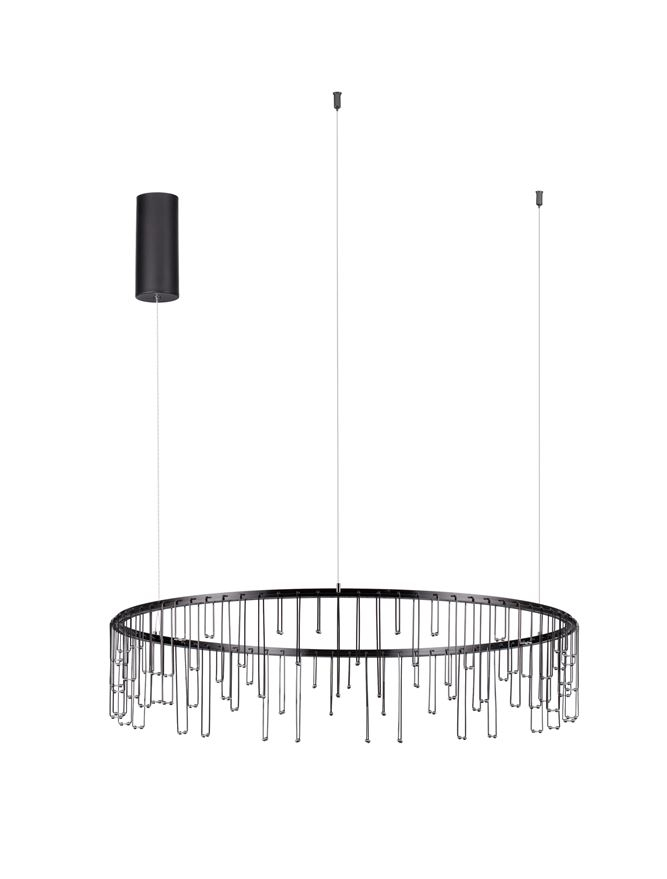 Stellar Suspensie diam 80 cm - negru - suspensie LED moderna [2]