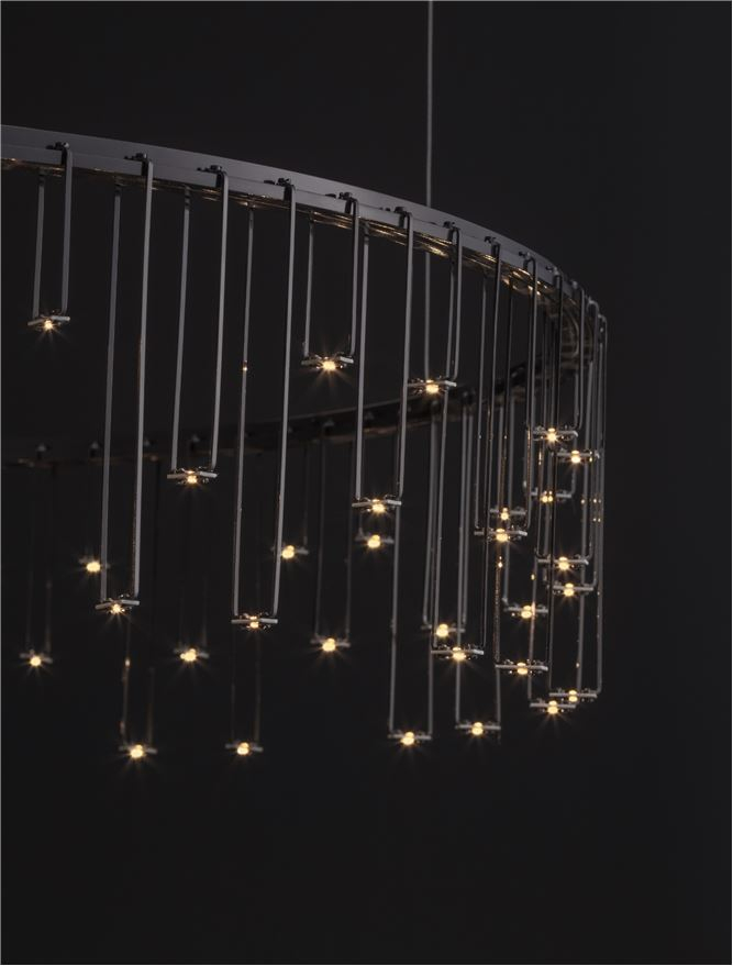 Stellar Suspensie diam 80 cm - negru - suspensie LED moderna [5]