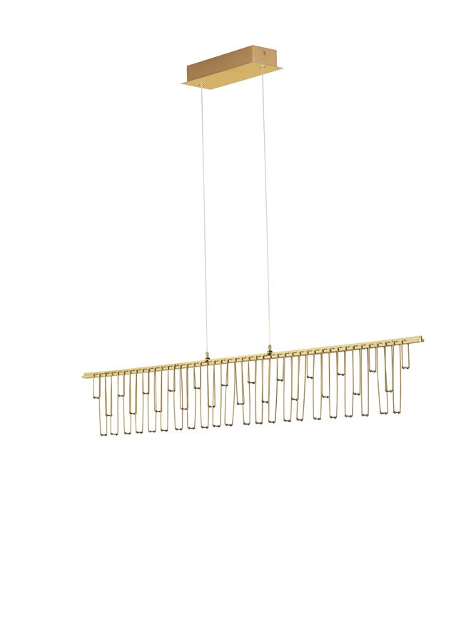 Stellar Suspensie LINIAR 120 cm - Matt Brass Gold & Copper Metal [3]