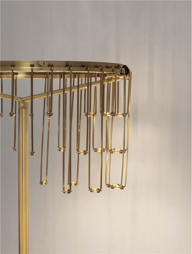 Stellar Veioza Touch Dimmable Gold Copper Metal [4]