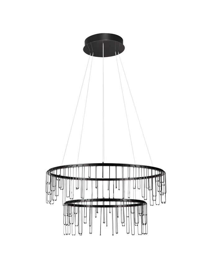 Stellar Suspensie diam 65+45 cm - negru [1]