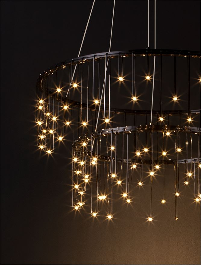 Stellar Suspensie diam 65+45 cm - negru [2]