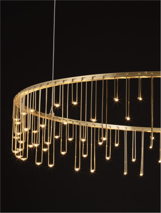 Stellar Suspensie diam 100 cm - Matt Brass Gold Copper [3]