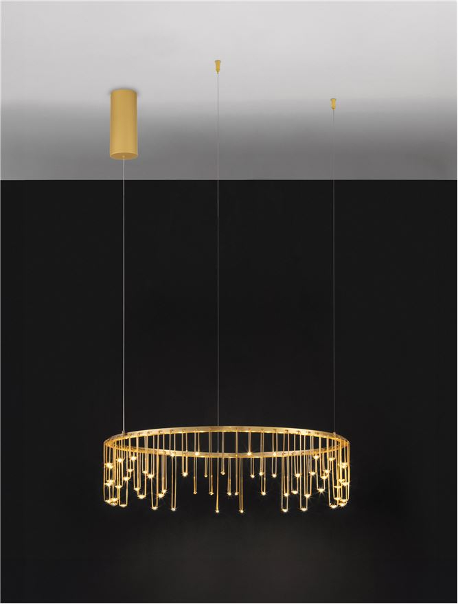 Stellar Suspensie diam 65 cm - Matt Brass Gold Copper [2]