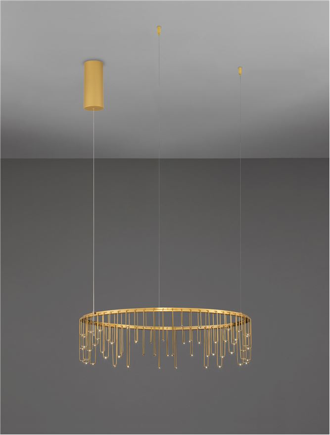 Stellar Suspensie diam 65 cm - Matt Brass Gold Copper [4]