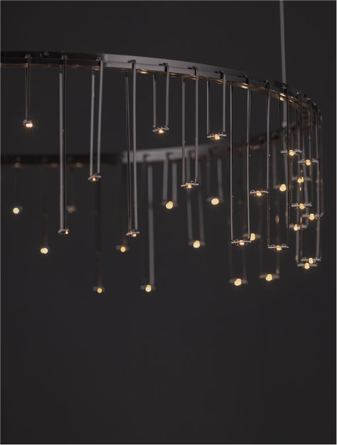 Stellar Suspensie diam 65 cm - Black Chrome Copper [7]