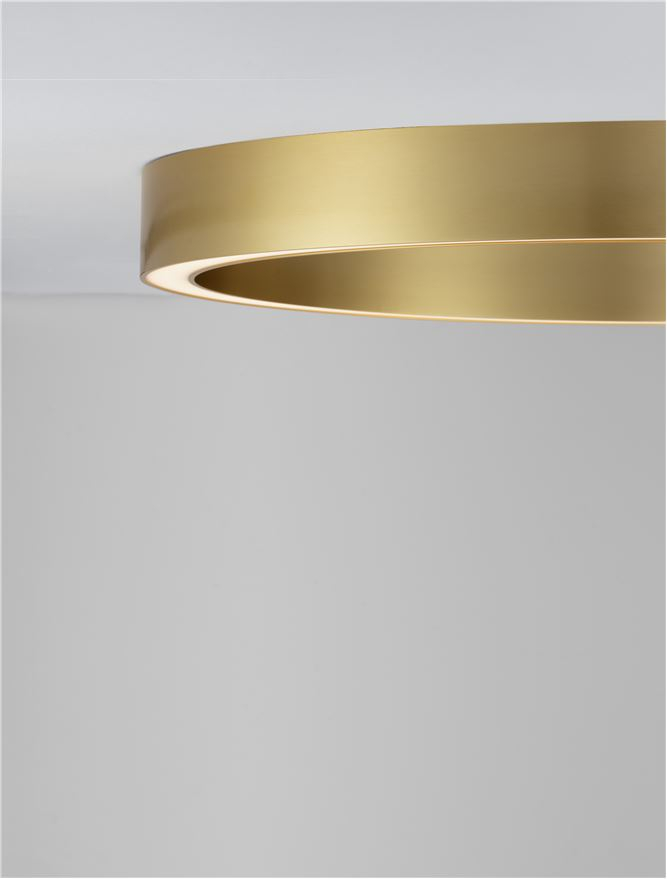 Sting PL 100 Bronze Aluminium & Acrylic - plafoniera moderna LED 3000K [2]