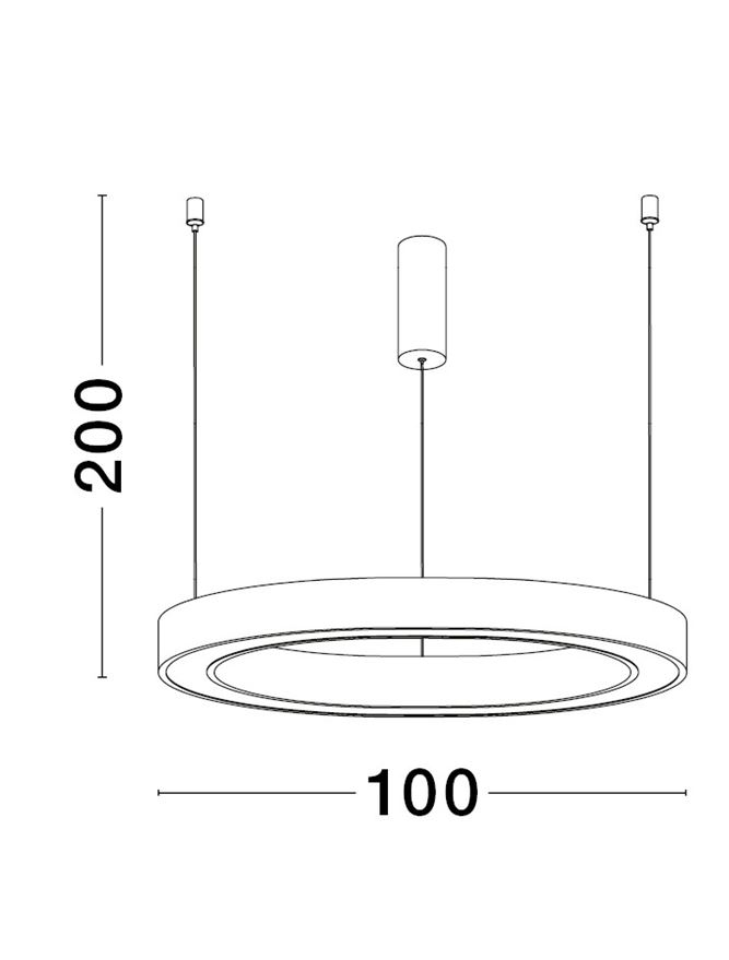Sting SP100 Brass Gold - suspensie moderna LED 3000K [2]