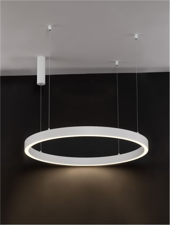 Sting SP100 Sandy White Aluminium & Acrylic - suspensie moderna LED 3000K [1]