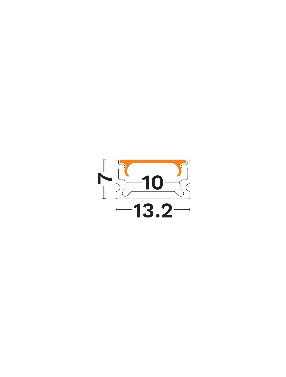 Surface-Aluminium Profile-13x7 [2]
