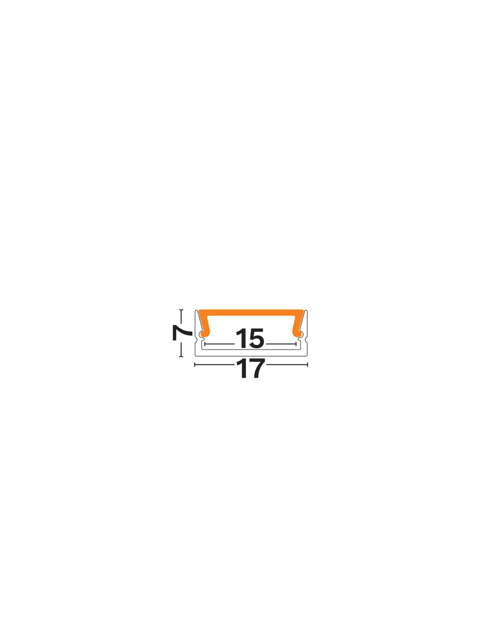 Surface-Aluminium Profile-17x7 [2]
