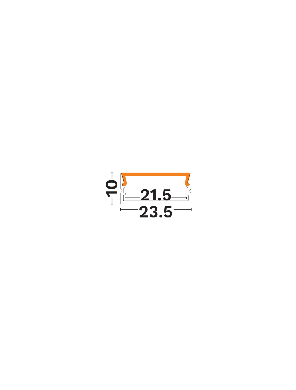 Surface-Aluminium Profile-23x10 [2]