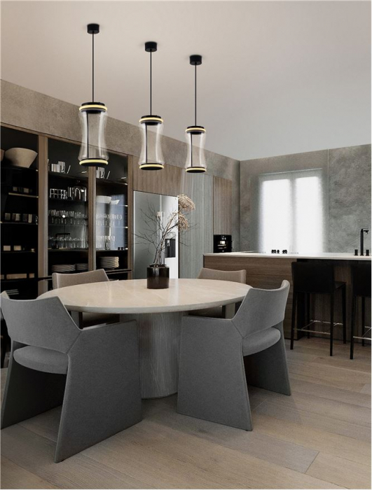 Suspensie ANAPNOE 1L - modern glass - LED Dimmabil [1]