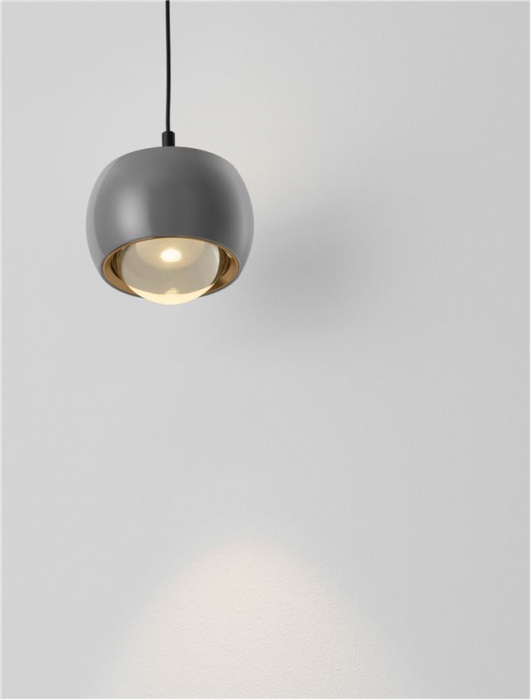 Suspensie moderna LED Gray coffee 13W - corpuri de iluminat Nova Luce [3]