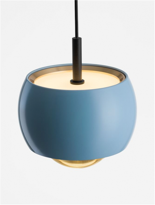 Suspensie moderna LED Blue coffee 13W - corpuri de iluminat Nova Luce [3]