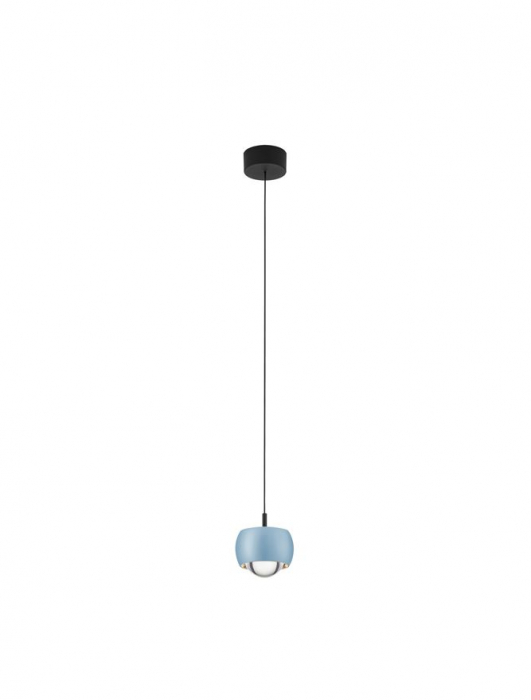 Suspensie moderna LED Blue coffee 13W - corpuri de iluminat Nova Luce [2]