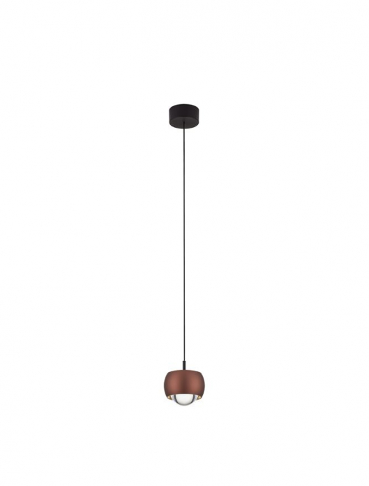 Suspensie moderna LED Conga coffee 13W - corpuri de iluminat Nova Luce [1]