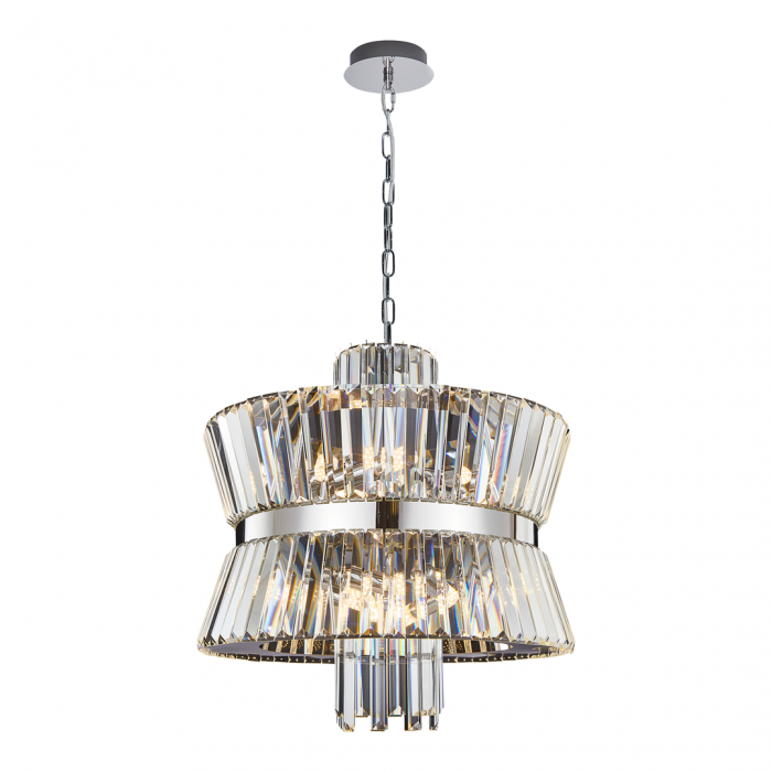 Suspensie Cristal Aurelia CHROME 12xE14 - ML0406 [1]